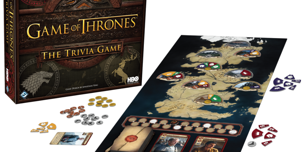 Trivial Pursuit Game of Thrones (crédits Fantasy Flight Games et HBO)