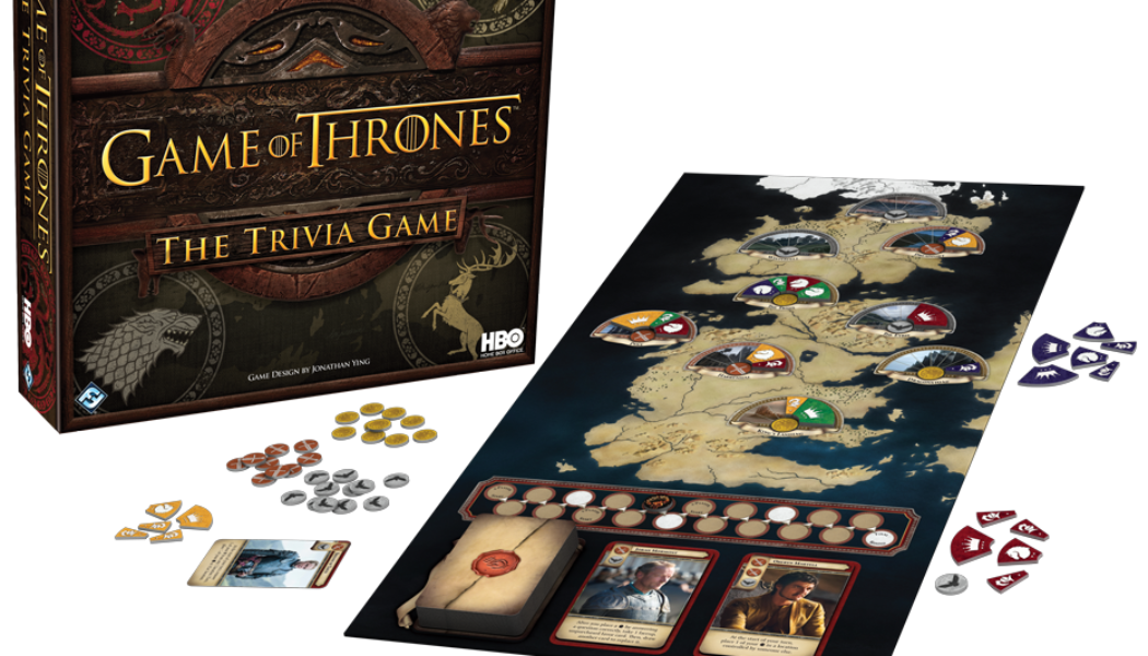 Trivial Pursuit Game of Thrones (crédits Fantasy Flight Games et HBO)