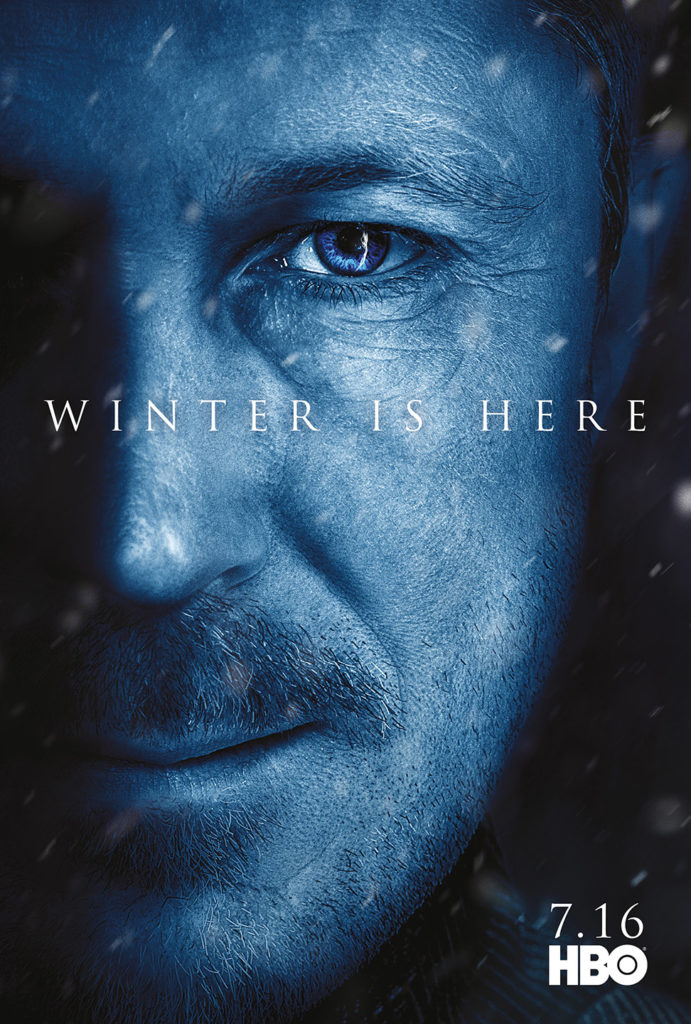 Affiche Game of Thrones saison 7 "Winter is Here" : Petyr Baelish (crédit HBO)