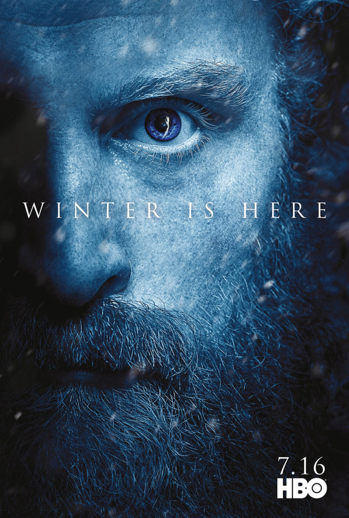 Affiche Game of Thrones saison 7 "Winter is Here" : Tormund (crédit HBO)