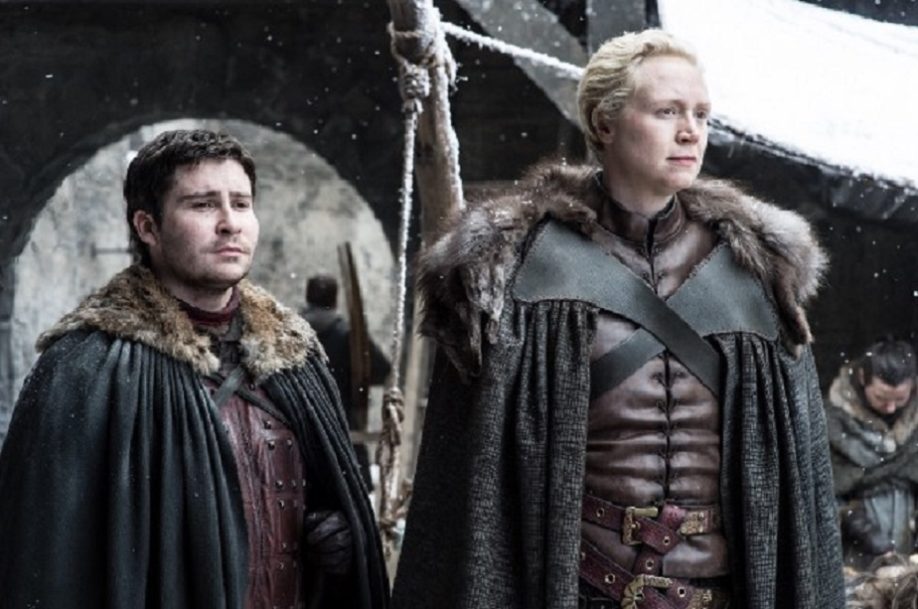 Daniel Portman, Gwendoline Christie (Crédit: Helen Sloan/HBO)