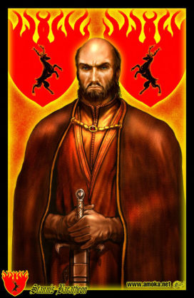 Stannis Baratheon (Crédits : <a href="http://www.amokanet.ru/">Amok</a>, avec son autorisation)