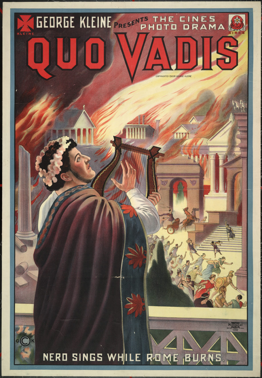 Affiche du film "Quo Vadis" (1951) (crédits : Wikimedia Commons)