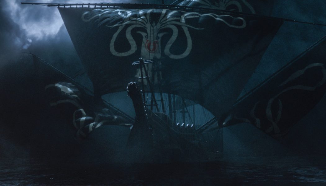 Le navire amiral de Euron Greyjoy le Silence. (Crédit : HBO)