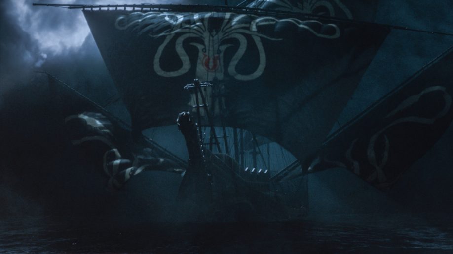 Le navire amiral de Euron Greyjoy le Silence. (Crédit : HBO)