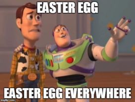 easter egg everywhere meme