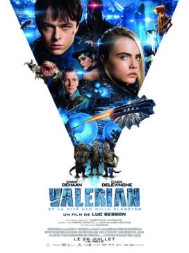 Affiche du film "Valérian et la Cité des mille planètes"