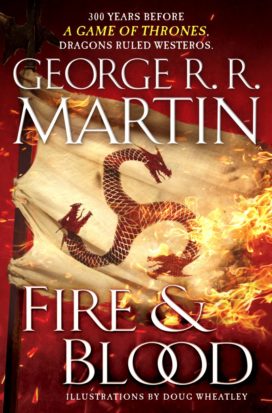 Couverture américaine de Fire and Blood (éditions Bantam Spectra)