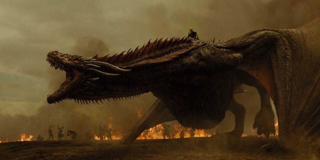 Daenerys Targaryen-chevauchant-Drogon-saison 7
