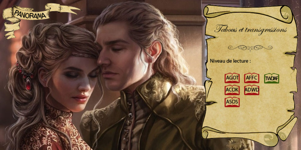 Jaime et Cersei Lannister (Illustration : Magali Villeneuve ; montage : Nymphadora)