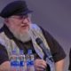 George R.R. Martin à la conférence / discussion SF in SF avec John Picacio - août 2018