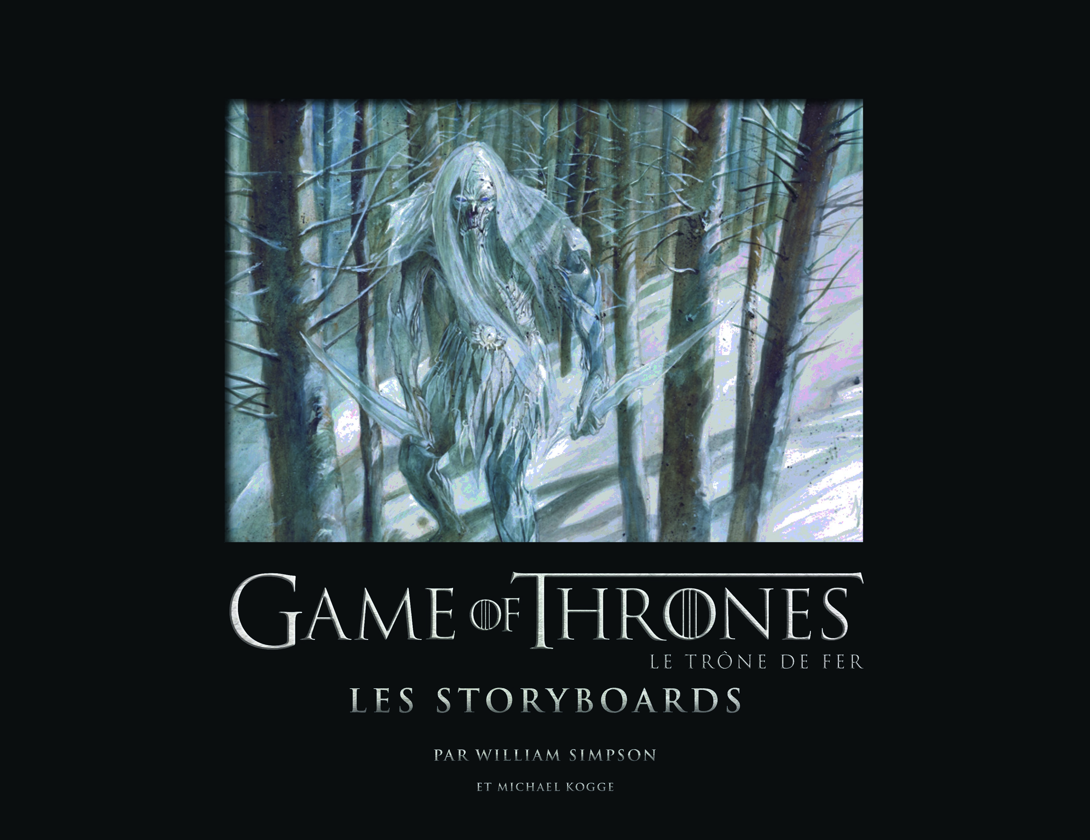 Couverture du premier volume "Game of Thrones : les Storyboards" (crédits : éditions 404)