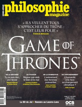 Couverture n° hors-série Philosophie Magazine Game of Thrones avril 2019