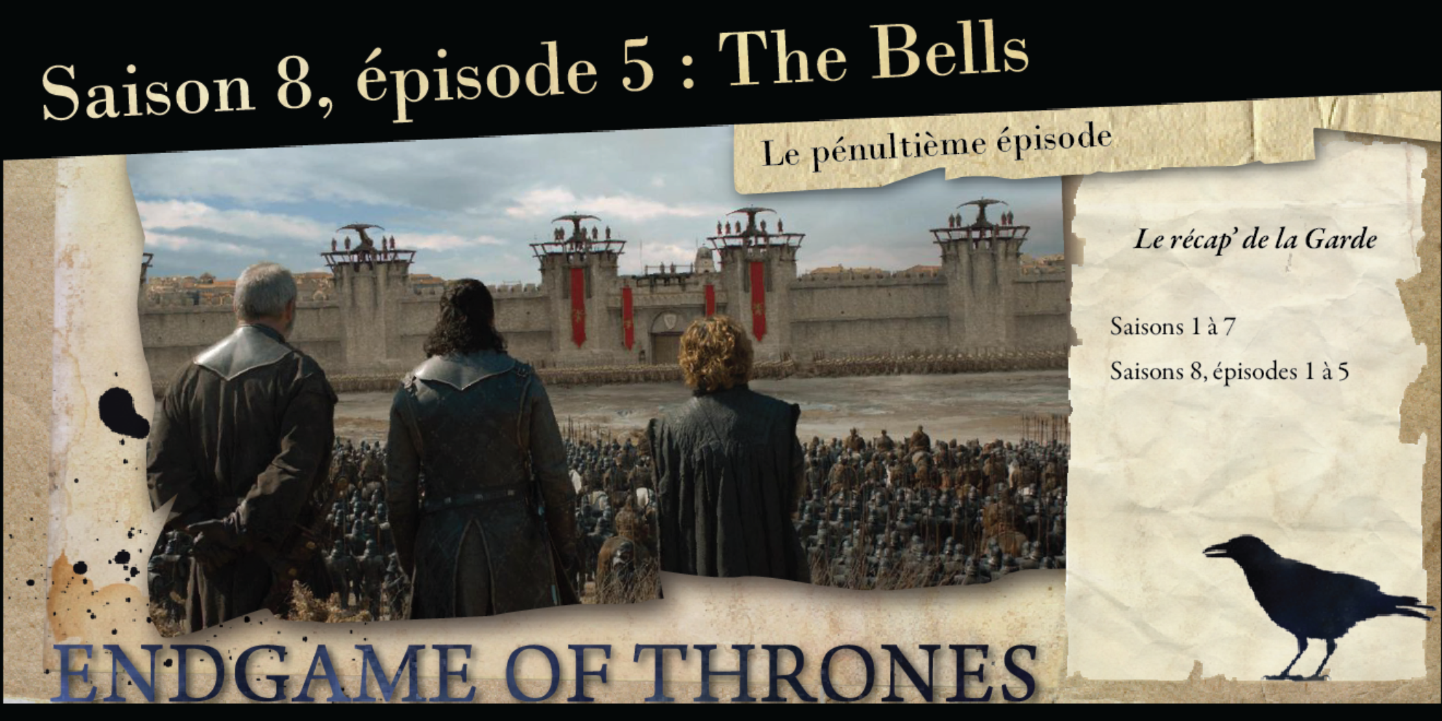 Saison 8 Episode 5 The Bells Actualites La Garde De Nuit