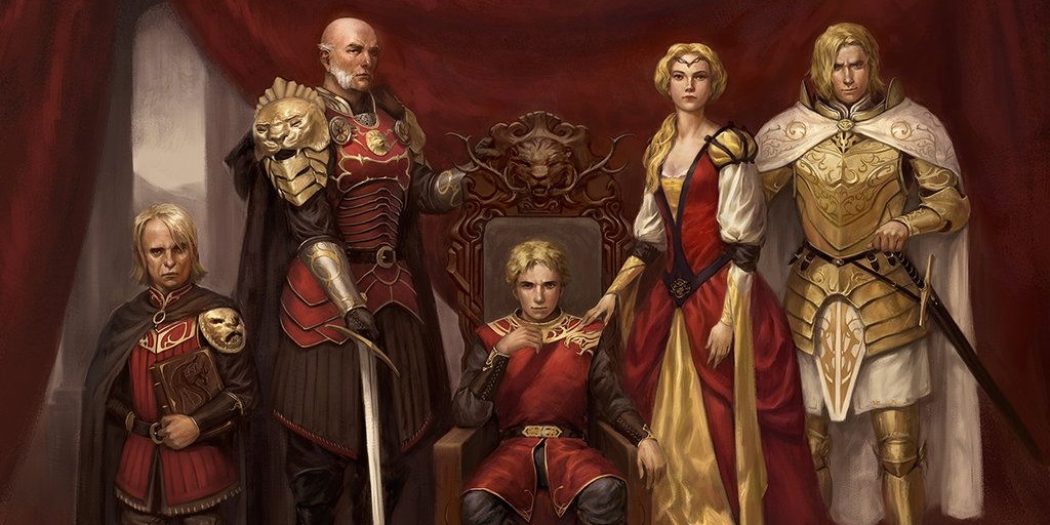 La famille Lannister (Crédits : Giacobino pour Fantasy Flight Games)