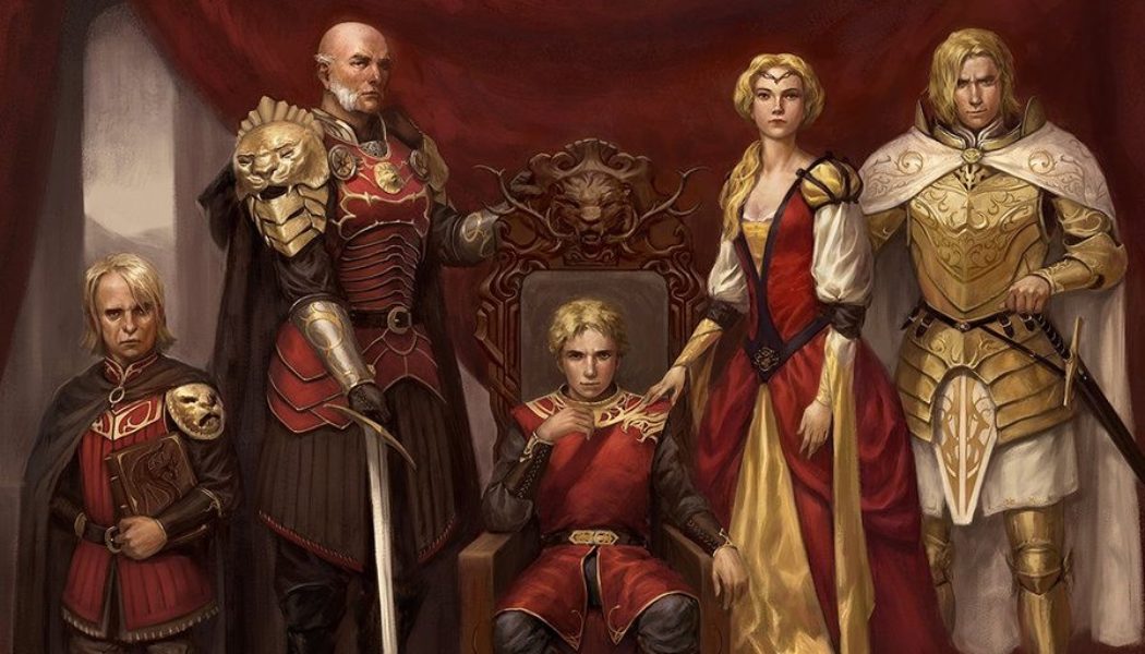 La famille Lannister (Crédits : Giacobino pour Fantasy Flight Games)