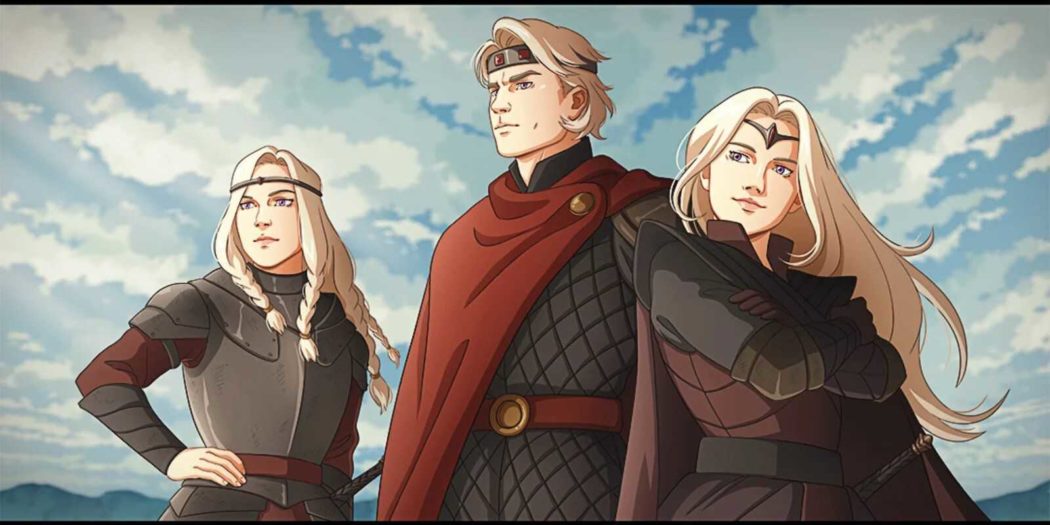 Visenya Aegon et Rhaenys