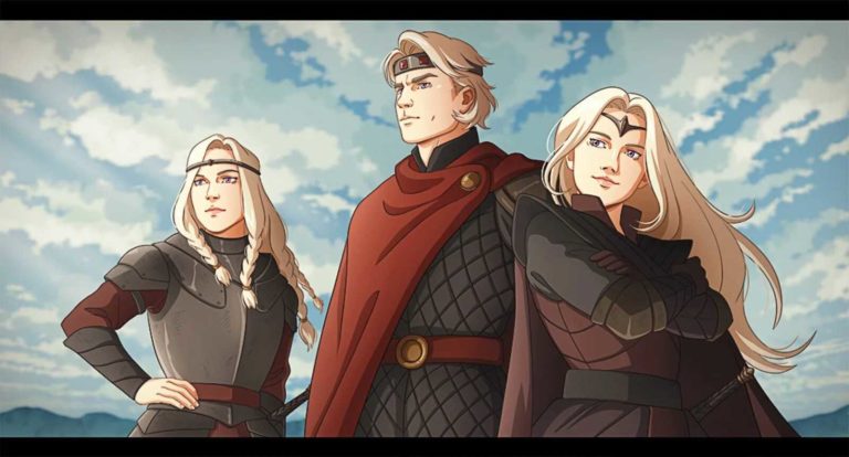 Visenya Aegon et Rhaenys