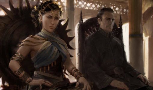 Nymeria et Mors Martell, par Karla Ortiz, The World of Ice and Fire