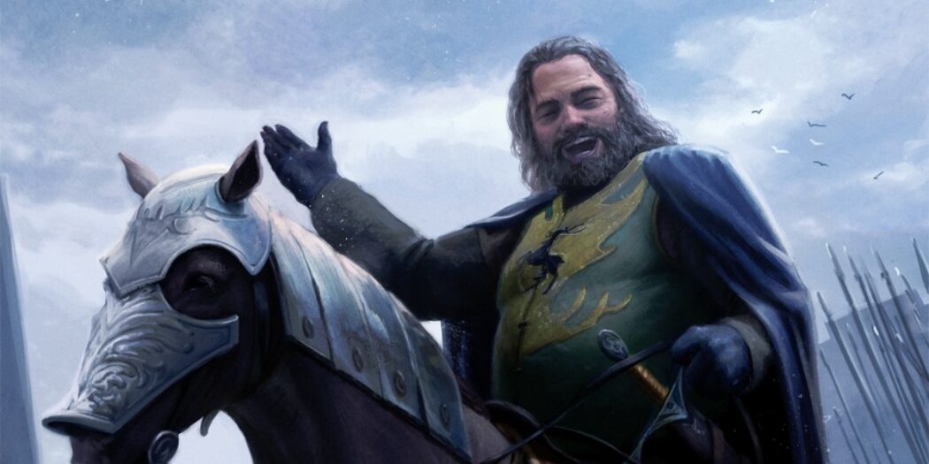 Robert Baratheon à Winterfell (Joshua Cairós, Fantasy Flight Game)