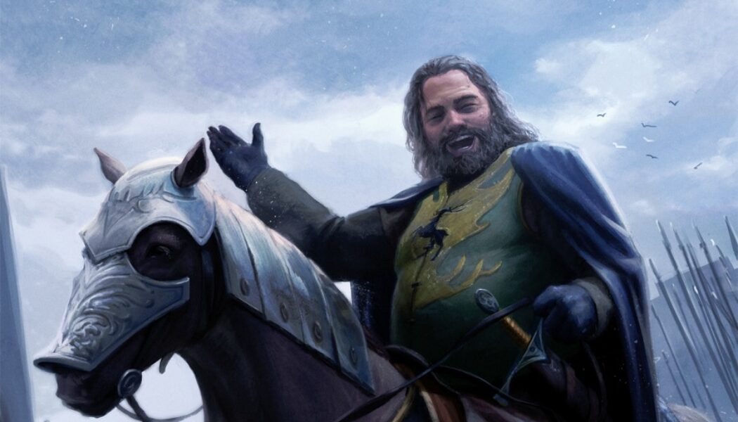 Robert Baratheon à Winterfell (Joshua Cairós, Fantasy Flight Game)