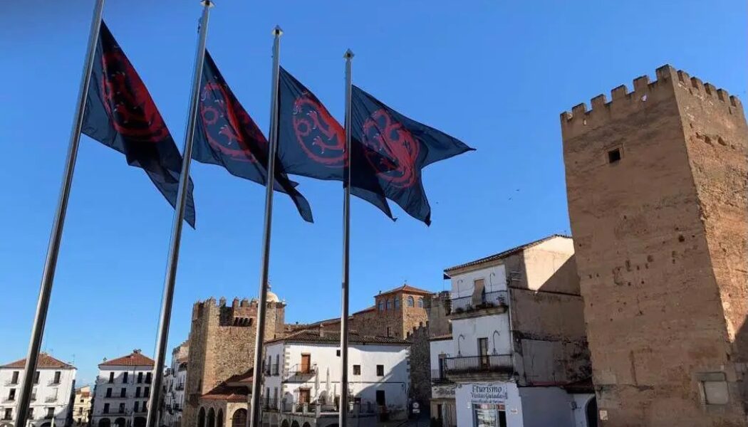 Cáceres, ville de Dragons