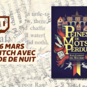 Les Manuscrits de Mestre Aemon – Rendez-vous le 26 mars avec « Peines de mots perdus » de Jean-Laurent Del Socorro