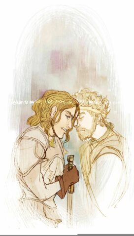 Renly et Loras (Artiste inconnu)