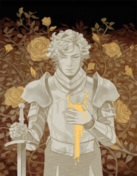 Loras Tyrell, le chevalier des fleurs, par Zephyr Armsworthy