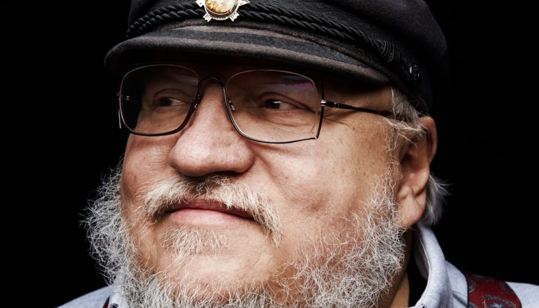 Portrait de George R.R. Martin pour The Guardian (crédits : Peter Yang)