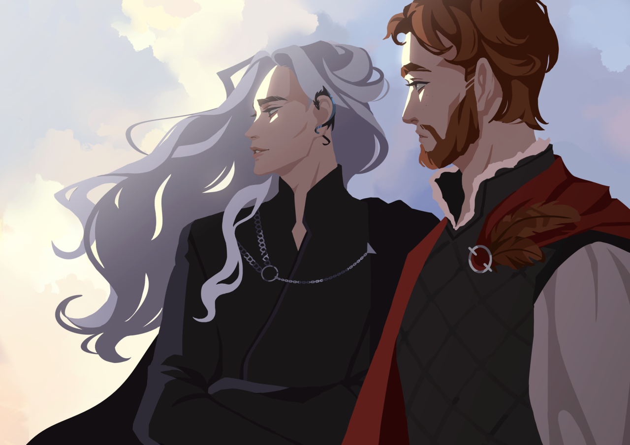 Rhaegar et Jon Connington (Crédits Hasenherz)