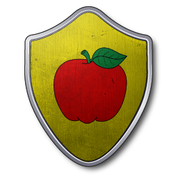 Blason de la maison Fossovoie pomme-rouge