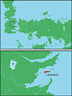 Château Lamarck se situe sur l'île de Lamarck