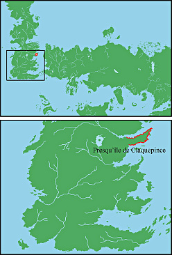 Les Murmures se situent sur la presqu'île de Claquepince