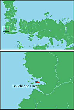 Houëttlord se trouve sur l'île Bouclier de Chêne