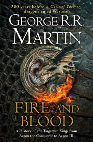 Couverture UK de Fire and Blood (© HarperCollins Voyager)