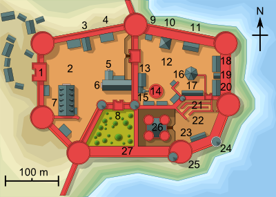 Plan du Donjon Rouge